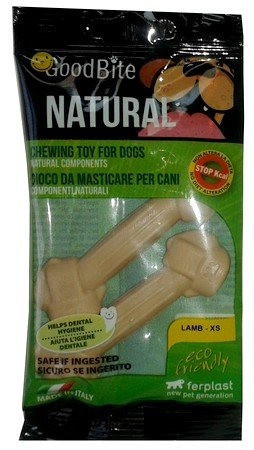 Zdjęcie Ferplast GoodBite Natural zabawka kość dla psa XS 8 cm baranina 2 szt.