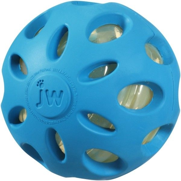 Zdjęcie JW Pet Crackle Ball Medium chrupiąca piłka dla psa  śr. 8 cm 