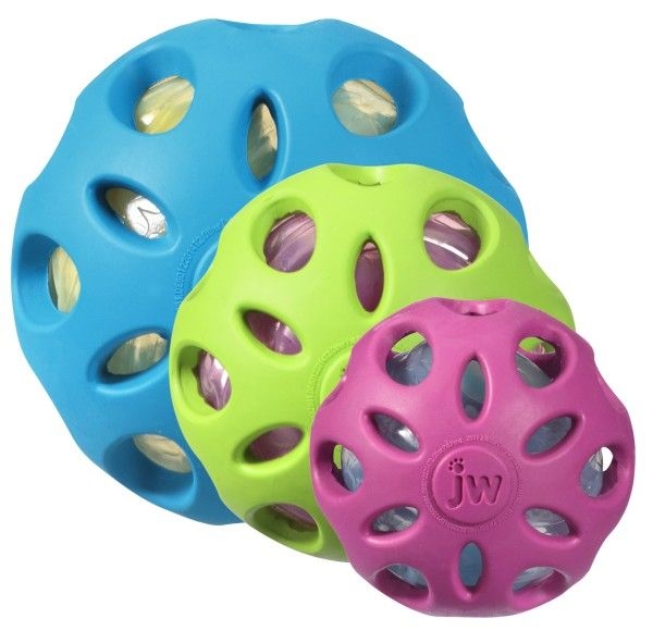 Zdjęcie JW Pet Crackle Ball Small chrupiąca piłka dla psa  śr. 6,5 cm 