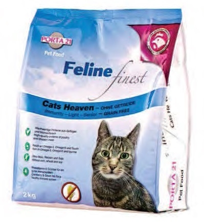 Zdjęcie Feline Porta 21 Finest Cats Heaven sucha karma Immunity & Light & Senior 2kg