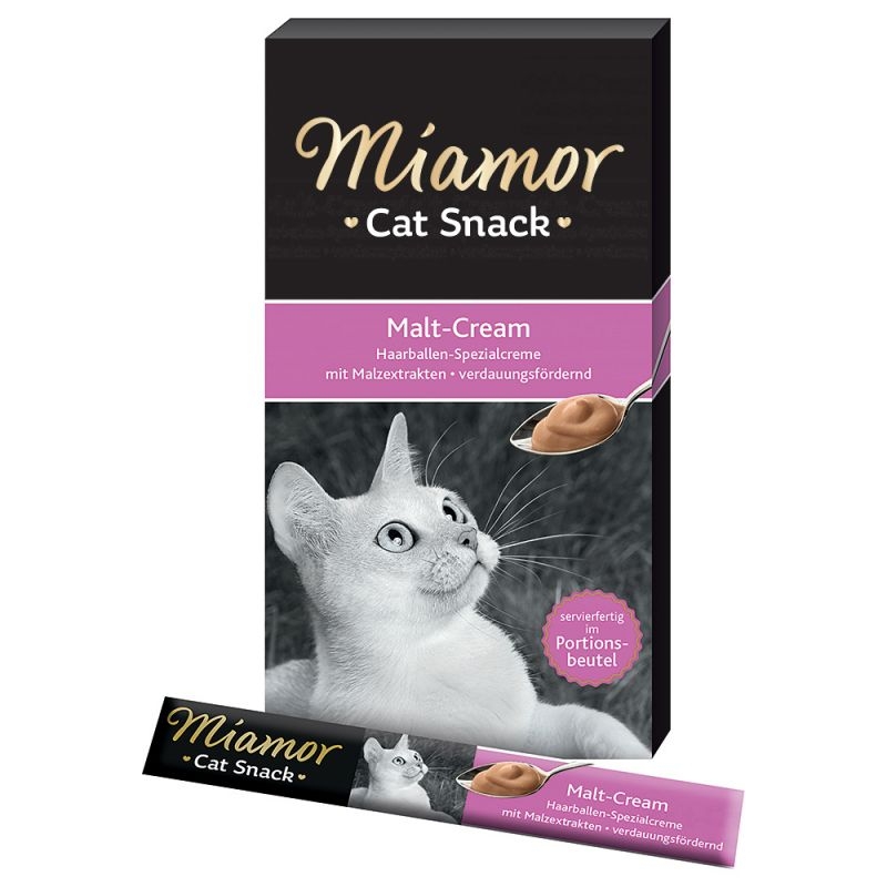 Miamor Malt cream odkłaczający sos dla kota 6 szt.