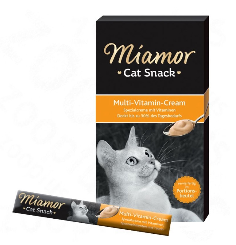 Zdjęcie Miamor Multi-Vitamin cream  multiwitaminowy sos dla kota 6 szt.