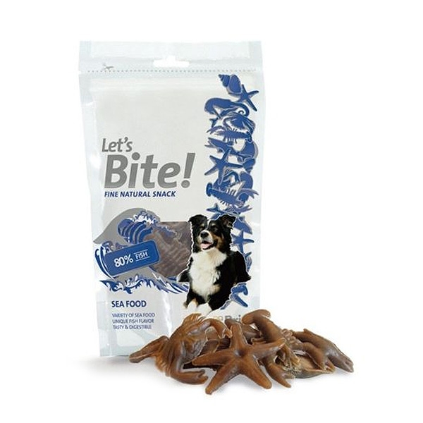 Zdjęcie Brit Care Fine Natural Snack dla psa Let's Bite! Sea Food (owoce morza) 70g
