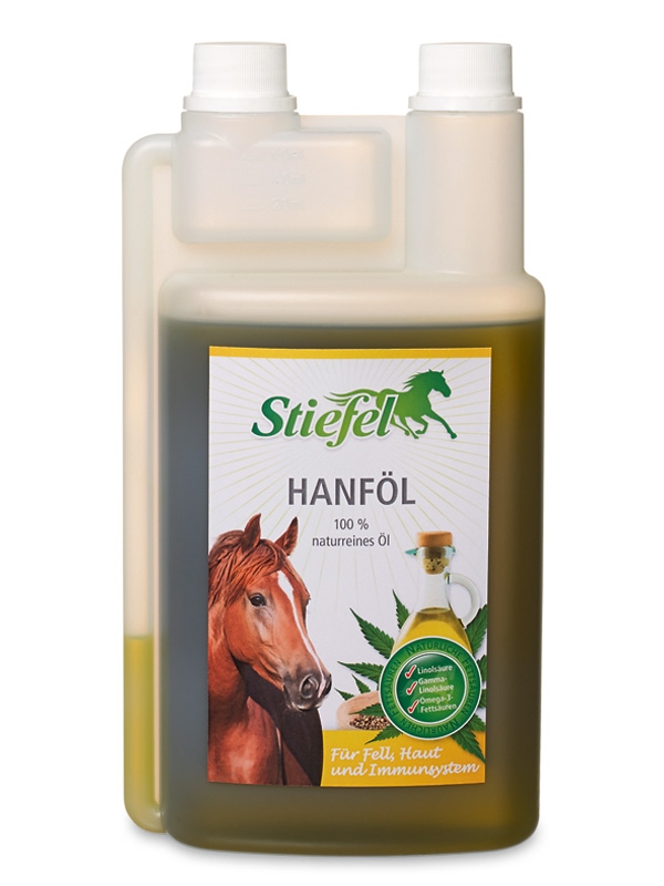 Stiefel Hanföl olej konopny dla koni  1l
