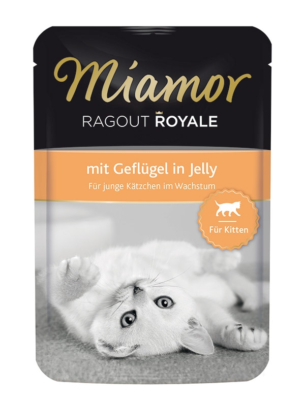 Miamor Ragout Royale Kitten saszetka z drobiem 100g