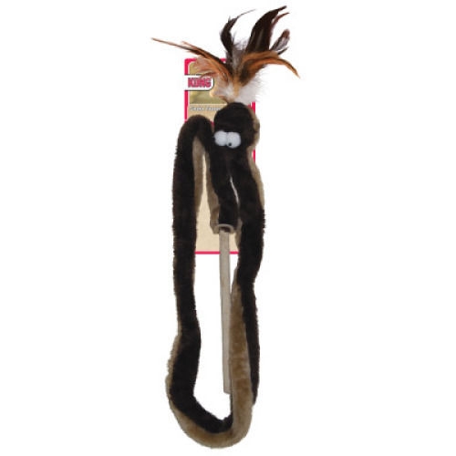 Zdjęcie Kong Cat Toys Snake Teaser wędka pluszowa dla kota 100 cm 1 szt.
