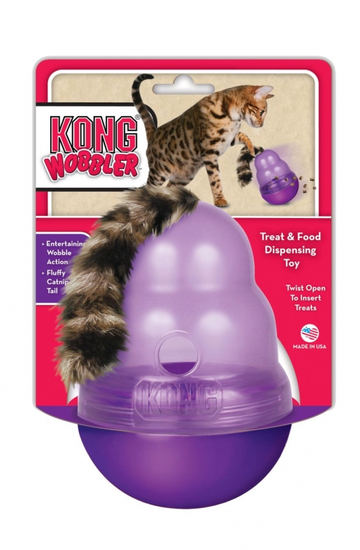 Zdjęcie Kong Cat Wobbler Large zabawka kiwaczek dla kota do przysmaków 7 cm