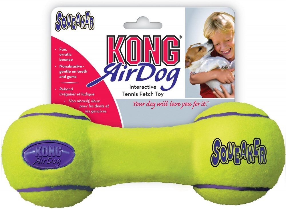 Zdjęcie Kong Airdog Squeaker Dumbbell hantel dla psa  Large (23 cm) 