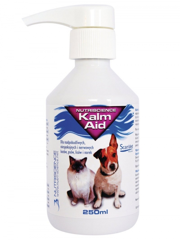 ScanVet Kalm Aid preparat uspokajający dla psów i kotów 250ml