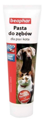 Zdjęcie Beaphar Pasta do zębów o smaku mięsa   dla psa i kota 100g