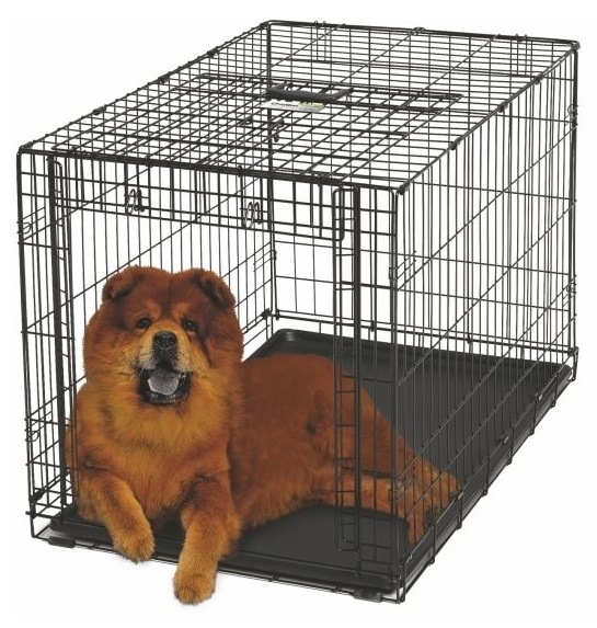 Zdjęcie Midwest Klatka dla psa Oviation  składana z wysuwanymi drzwiczkami 95 x 58 x 64 cm