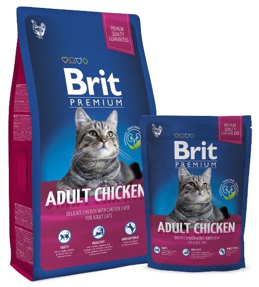 Zdjęcie Brit Premium Cat Adult  z kurczakiem 300g