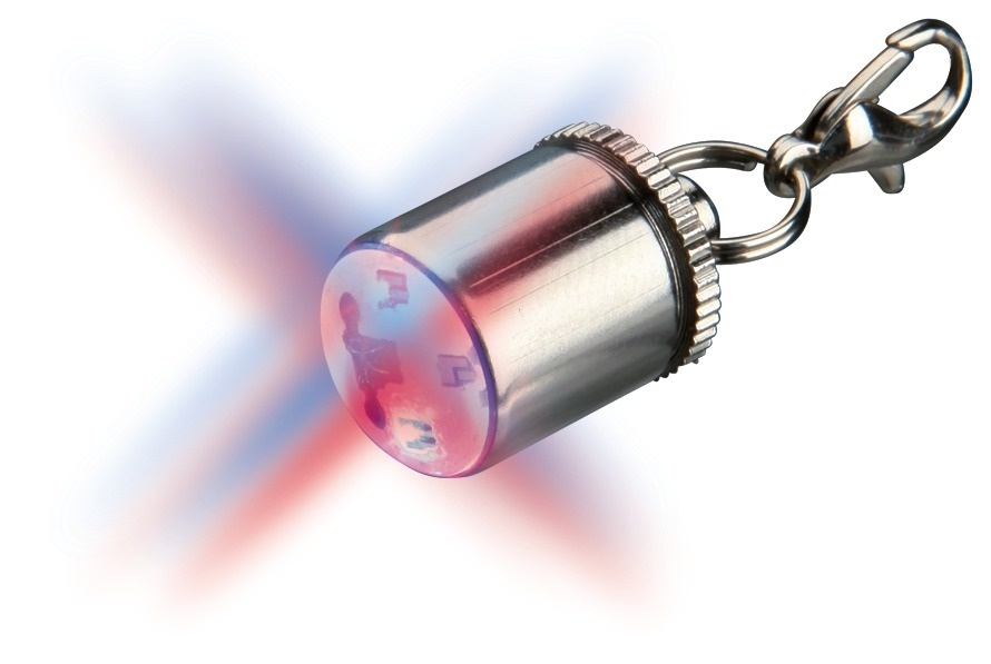 Zdjęcie Trixie Flasher dioda sygnalizacyjna z karabińczykiem czerwono-niebieska 