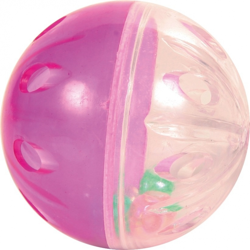 Zdjęcie Trixie Piłki grzechotki plastikowe przezroczyste  4.5 cm 4 szt.