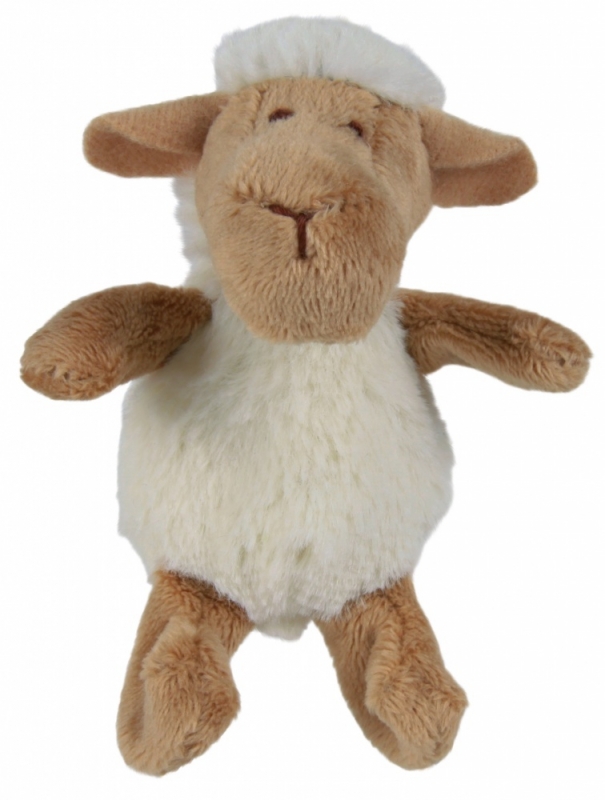 Trixie Naturalna zabawka owieczka pluszowa z kocimiętką 10 cm