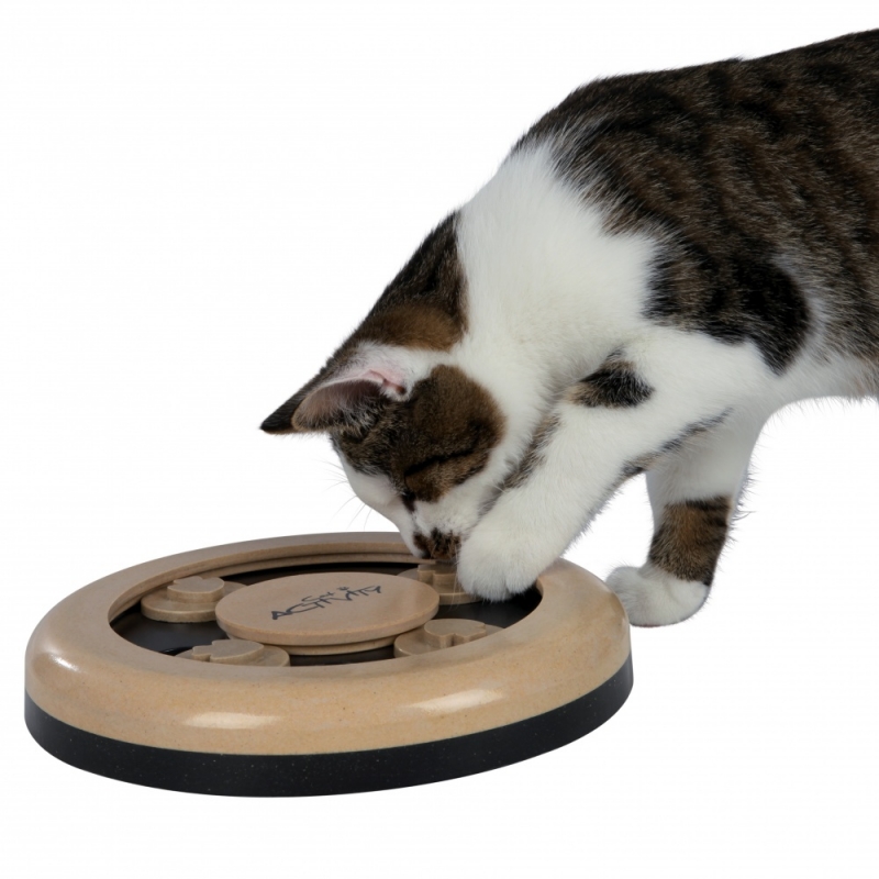 Zdjęcie Trixie Cat Activity Fun Circle zabawka edukacyjna dla kota dwustronna śr. 25 cm