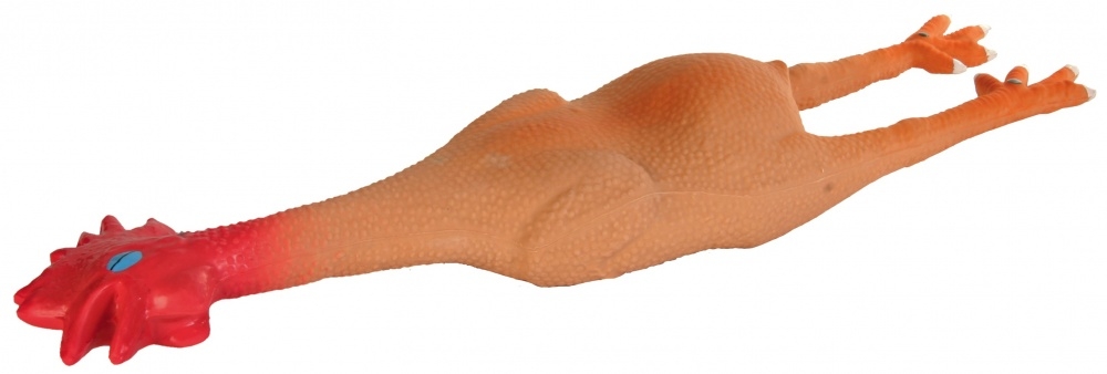 Zdjęcie Trixie Lateksowy kurczak duży  piszczący 47 cm