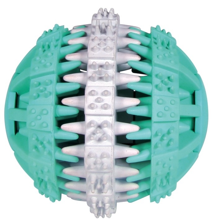 Trixie Dentafun piłka gumowa średnia z miętą 7 cm