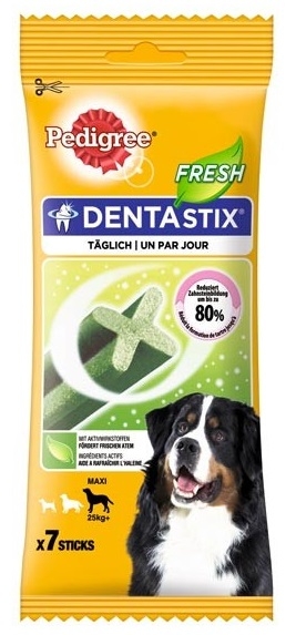 Zdjęcie Pedigree Dentastix Fresh Maxi 25kg+  przysmaki na zęby dla psów dużych 270g (7 szt.)