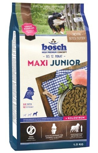 Bosch Junior Maxi z drobiem i ryżem 1kg