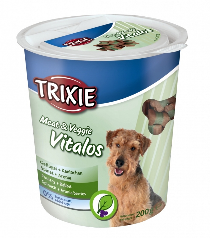 Zdjęcie Trixie Vitalos kostki mięsno-warzywne dla psa dla psa z drobiem i królikiem 200g
