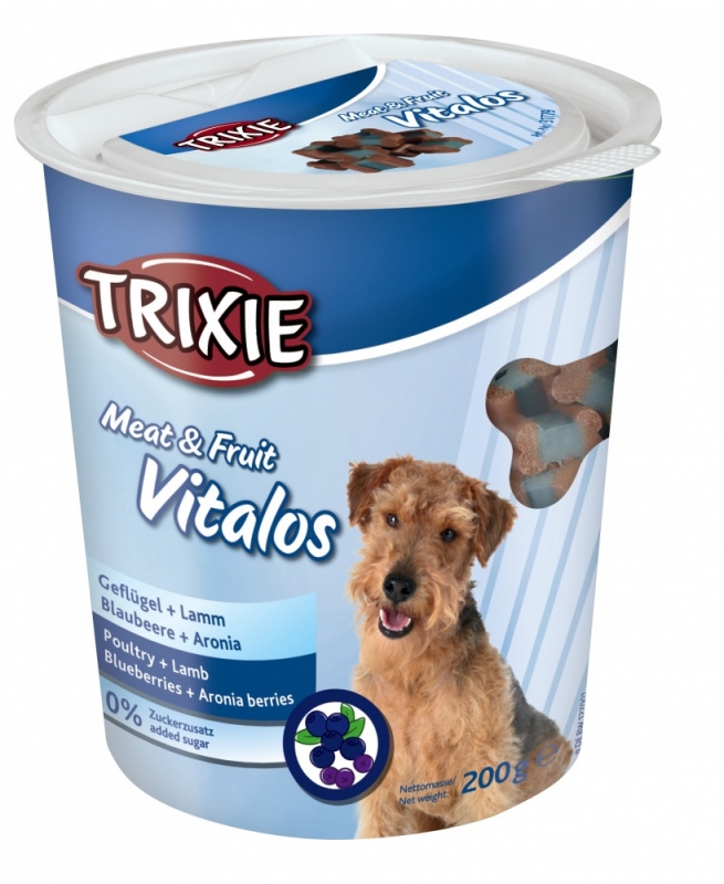 Zdjęcie Trixie Vitalos kostki mięsno-owocowe dla psa dla psa z drobiem i jagnięciną 200g
