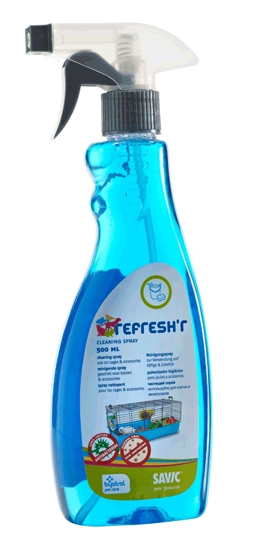 Zdjęcie Savic Refresh'r Small Animal Cleaning Spray  odplamiacz i neutralizator zapachów 500ml