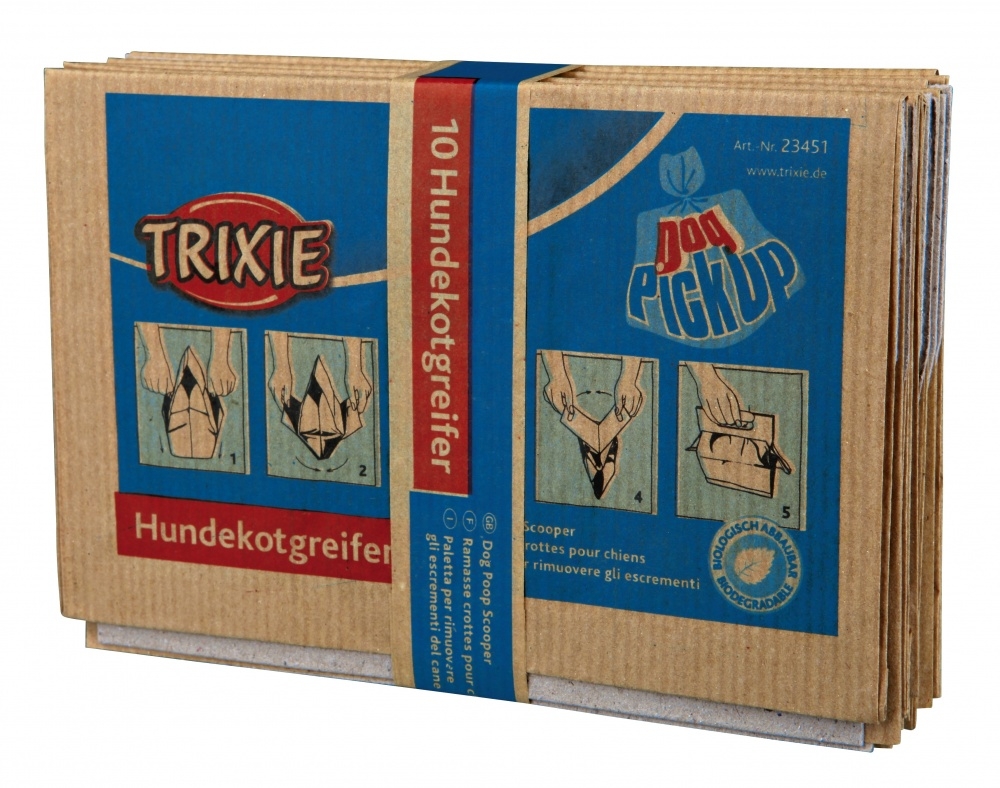 Trixie Papierowe eklogiczne torebki na psie odchody 10 szt.