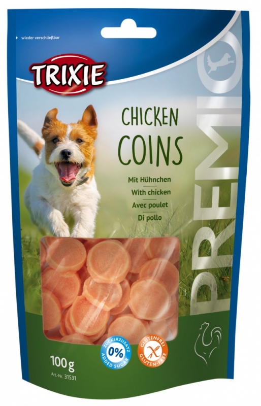 Trixie Chicken Coins Light przysmaki dla psa z drobiem 100g