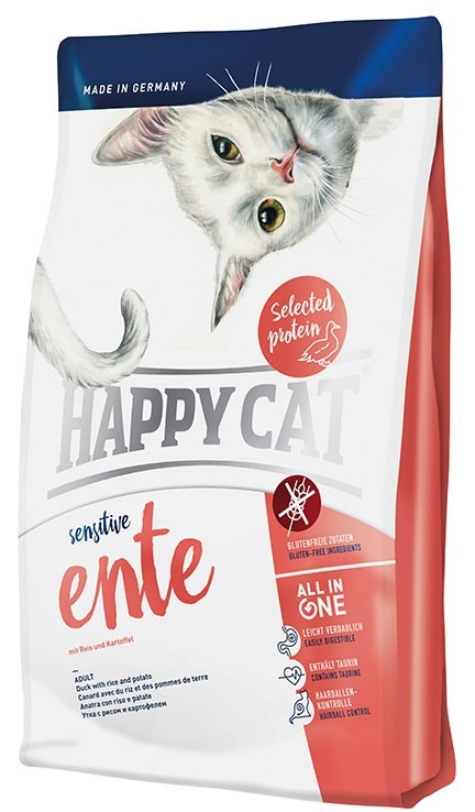 Happy Cat Sensitive Ente gluten-free kaczka z ryżem i ziemniakami 4kg