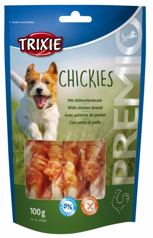 Zdjęcie Trixie Premio kosteczki Chickies Light  z mięsem z piersi kurczaka 100g
