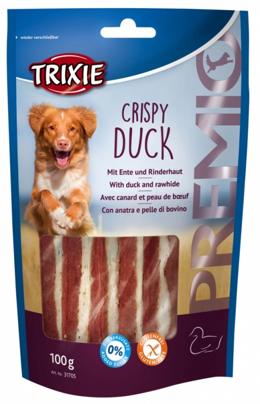 Zdjęcie Trixie Premio Cripsy Duck przysmak dla psa z kaczką i wołowiną 100g