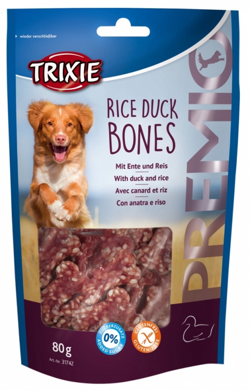 Zdjęcie Trixie Premio Rice Duck Bones  kosteczki z kaczki i ryżu 80g