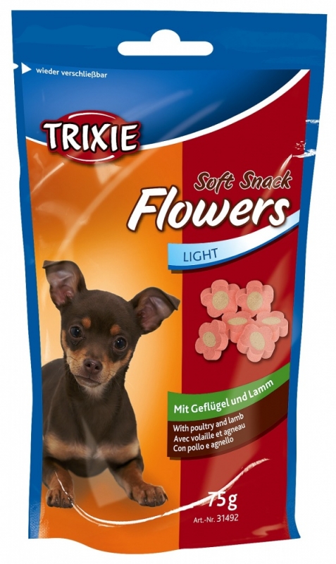 Zdjęcie Trixie Flowers Light przysmaki dla pieska  z drobiem i jagnięciną 75g