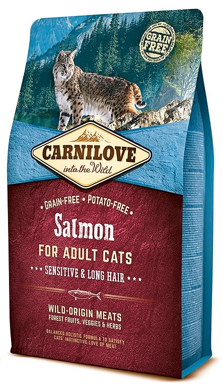 Zdjęcie Carnilove Adult Cat Salmon Sensitive & Long Hair   6kg