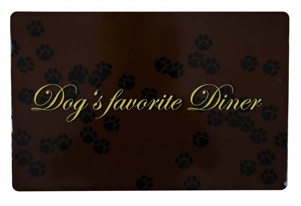 Zdjęcie Trixie Podkładka pod miski  Dogs Favorite Dinner - brązowa 44 x 28 cm