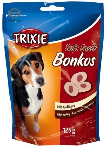 Zdjęcie Trixie Soft Snack Bonkos przysmak  z kurczakiem 125g
