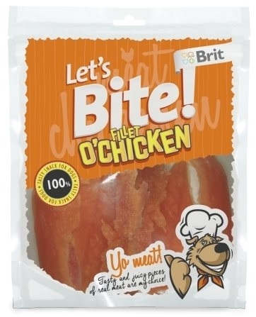 Zdjęcie Brit Let's Bite!  przysmak dla psa Fillet 'o' Chicken filet z kurczaka 400g