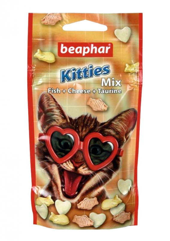 Zdjęcie Beaphar Kitties Mix  ryba + ser + tauryna 50 szt. 