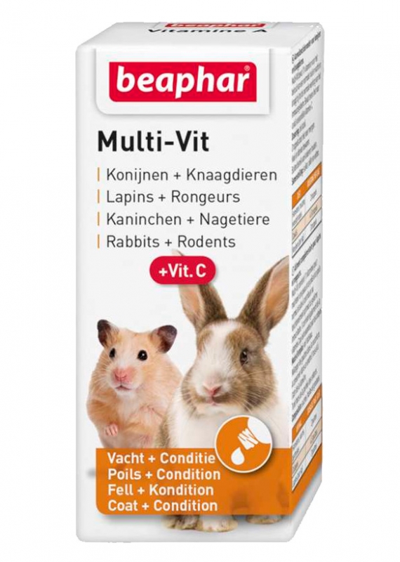 Beaphar Multi-Vit multiwitamina dla gryzoni z witaminą C 20ml