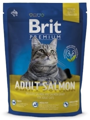 Zdjęcie Brit Premium Cat Adult   z łososiem 300g