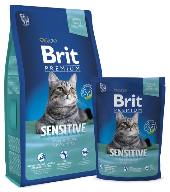 Zdjęcie Brit Premium Cat Sensitive  jagnięcina i ryż 300g