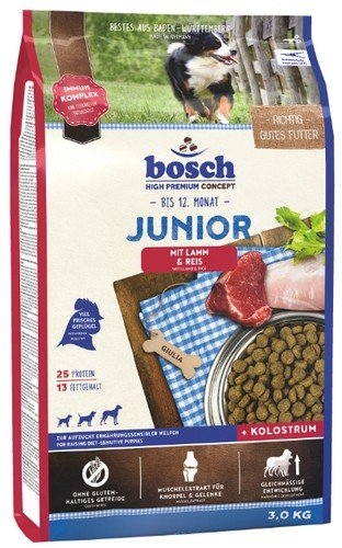 Zdjęcie Bosch Junior Lamb & Rice  ze świeżym drobiem i jagnięciną 3kg