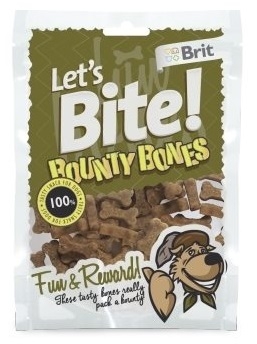 Zdjęcie Brit Let's Bite! przysmak dla psa Bounty Bones mięsne kostki z jagnięciną i ryżem 150g