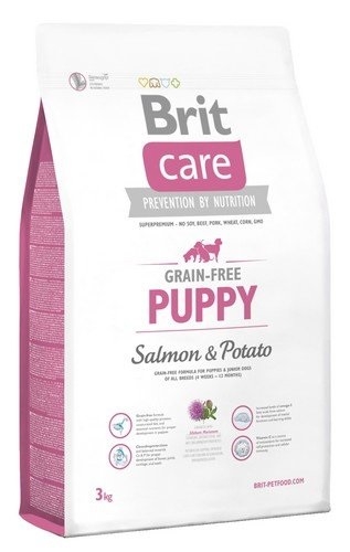Zdjęcie Brit Care Grain Free Puppy Salmon & Potato  łosoś z ziemniakami 3kg