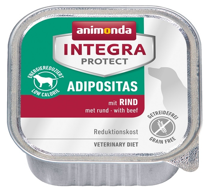 Zdjęcie Animonda Integra Protect Adipositas tacka dla psa  z wołowiną 150g