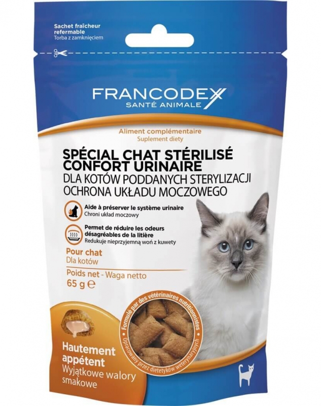 Zdjęcie Francodex Przysmak dla kociąt i kotów dorosłych  ochrona układu moczowego 65g