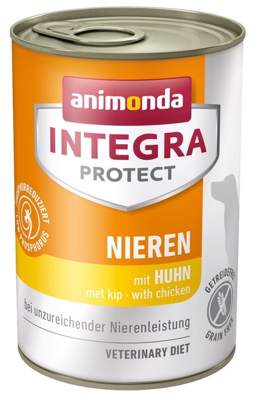 Animonda Integra Protect Nieren puszka dla psa niewydolność nerek z kurczakiem 400g
