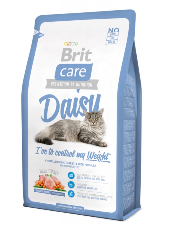 Zdjęcie Brit Care Cat Daisy Weight Control  indyk i ryż 2kg