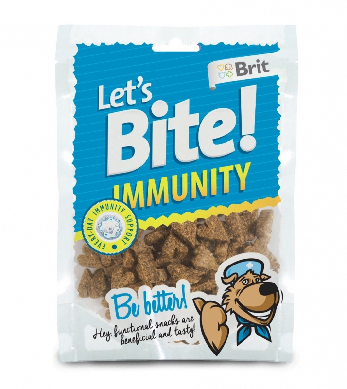 Zdjęcie Brit Let's Bite! przysmak dla psa Immunity wsparcie układu odpornościowego 150g
